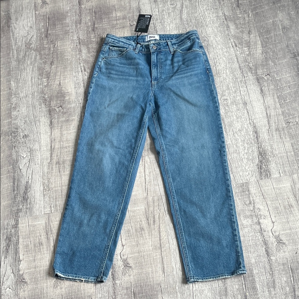 Paige Sarah High Waist Ankle Straight‎ Leg Jeans